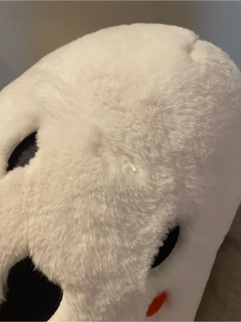 Martha Stewart White Ghost Pillow with Pumpkin spice latte- fall home decor